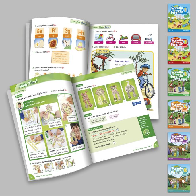 Family & Friends Second Edition Cover and inside pages